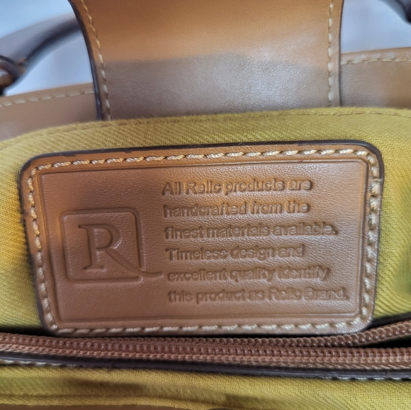 Relic Purse By Fossil Wood Handles Beach Nautical Classic Coastal Blue - Picture 14 of 15